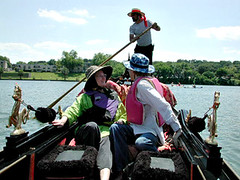 Gondola ride Town Lake Austin