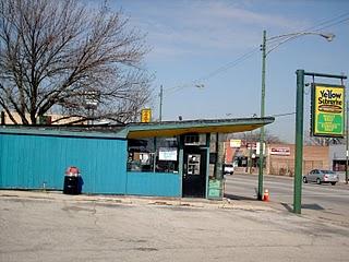 The Yellow Submarine drive in restaurant on South Archer Avenue. (Closed.) Chicago Illinois. April 2007.