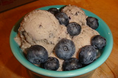 Raw Milk Blueberry Maple Ice Cream