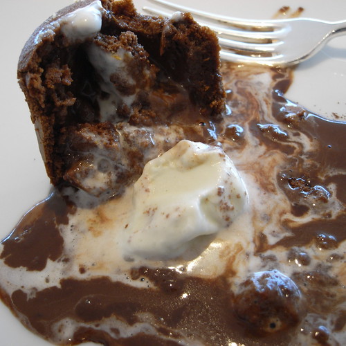Mixture of chocolate and Tea-icecream