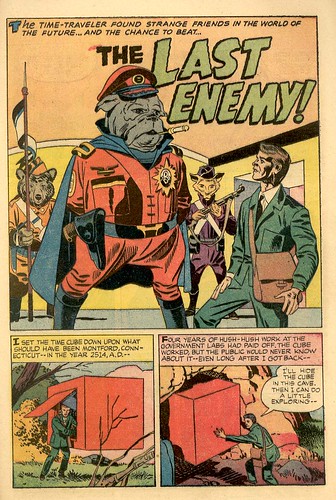 The Last Enemy comic book scans drawings by Jack Kirby Time Travel