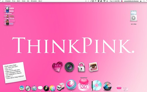 Think Pink (My Desktop) 