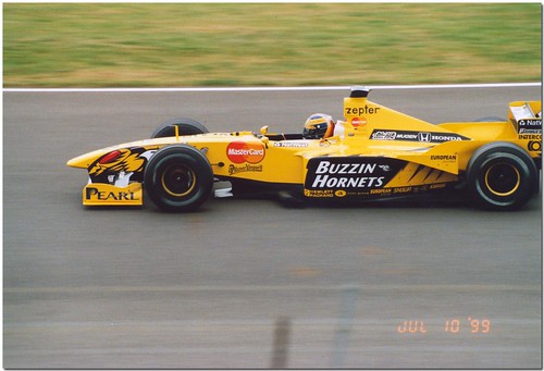 HeinzHarald Frentzen Jordan Mugen Honda 199 F1 1999 British GP Silverstone