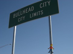 Flat Stanley in Bullhead City, Arizona. (04/07)
