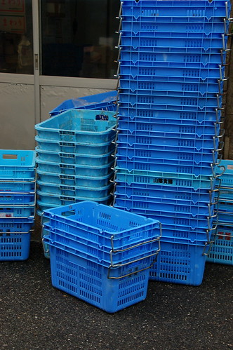 blue baskets