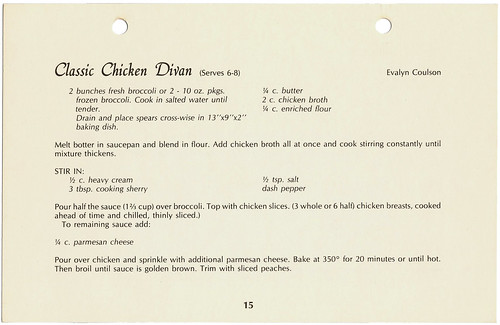 Classic chicken divan recipe