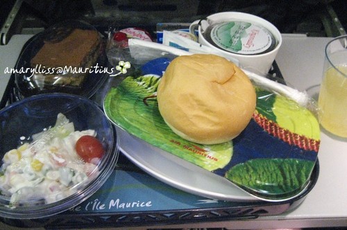 Meal at Mauritius Air