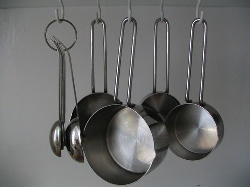my stainless steel measuring spoons and cups