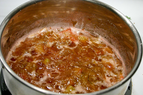 cook rhubarb