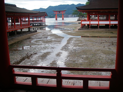 Ikutsushima Shrine at Low Tide