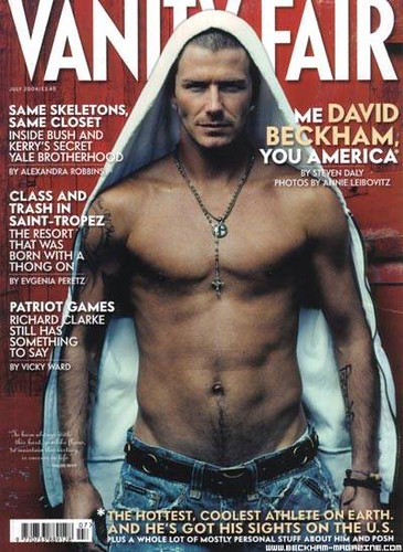 david beckham cover boy shirtless american male model