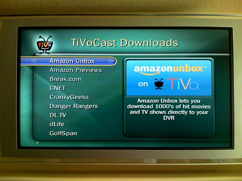 Amazon unbox on TiVo