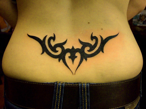 temporary low back tattoo