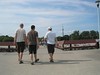 Rob, Johnson, and Jeremy on the Centre Island Pier