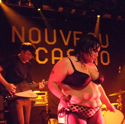 Beth Ditto performing at the Nouveau Casino, Paris
