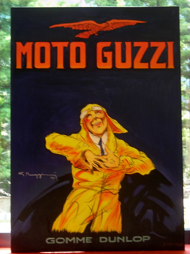 moto guzzi poster