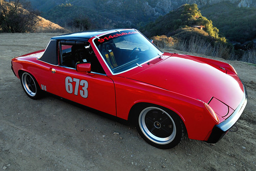 My 9146 conversion track car on Mulholland Highway in Calabasas