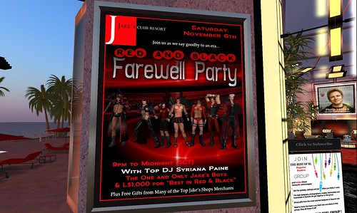 jakes farewell party poster