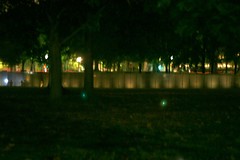 Vietnam memorial from afar