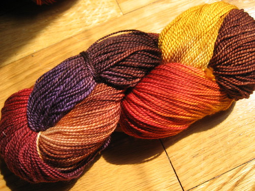 Fleece Artist Sock yarn in Origin