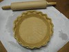 My pie crust looked really good going into the oven.