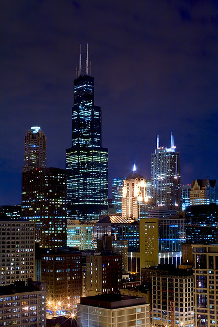 Sears Tower at Night by Armando Martinez