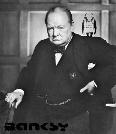 Banksy Churchill
