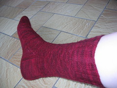 Gentlemans socks with Lozenge pattern 2