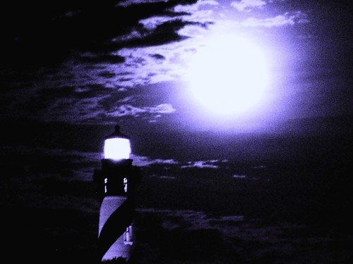 Full moon at the St. Augustine Lighthouse