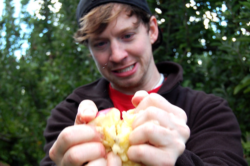 I can open an apple with my bare hands!