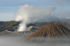 The volcanoes Batok, Bromo and Semeru (from front to back)...Fantastic!