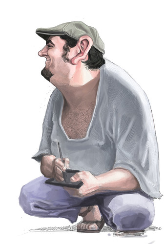 digital sketch of Jaume Cullell - 8