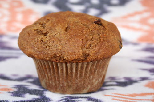 Pumpkin Spice Muffins with Hazelnuts and Cranberries