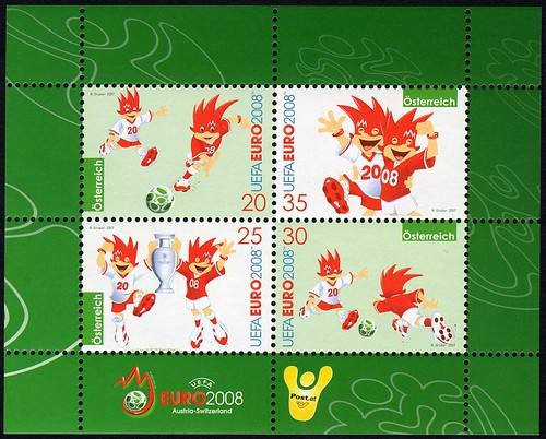 EURO 2008 Briefmarke