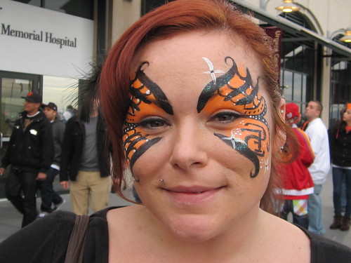 SF Giants Fan: Face Paint