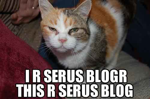 i r serious blogger