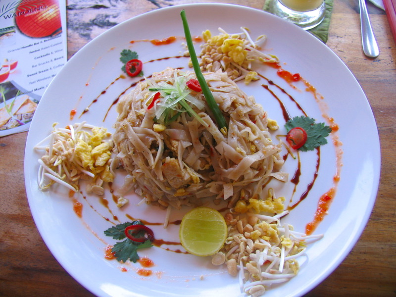 Excellent Pad Thai at The Waroeng, Ubud