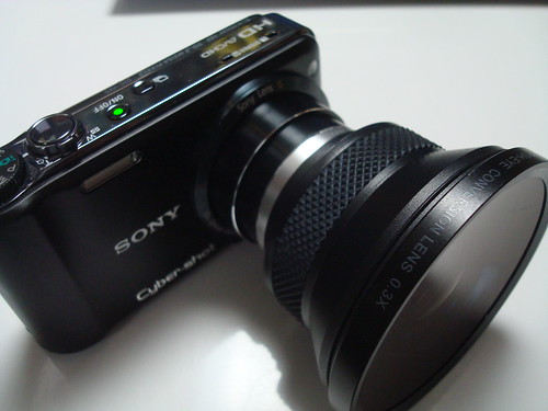 DSC-HX5V with Fisheye conversion lens