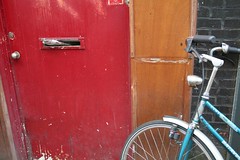 Bike and Red Door