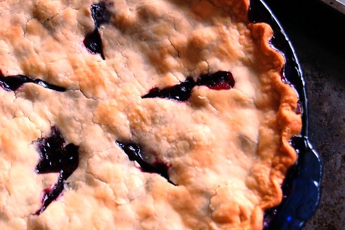 perfect blueberry pie