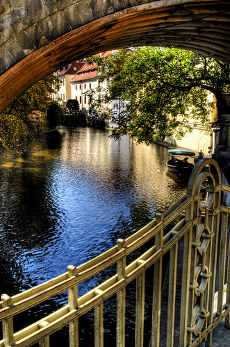 The devil stream. Prague. El arroyo del diablo. Praga
