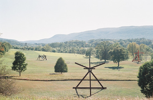 South Fields, Storm King Art Center (4 Sculptures by Mark di Suvero)
