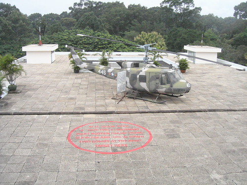 Red marks the spot where the bomb landed
