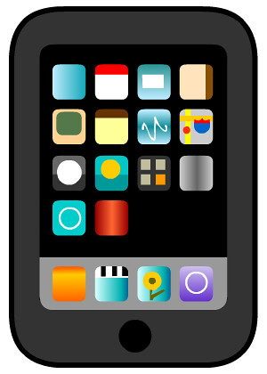 Thumb Icono de un iPhone o iPod Touch en vector