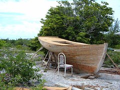 Native boat building project