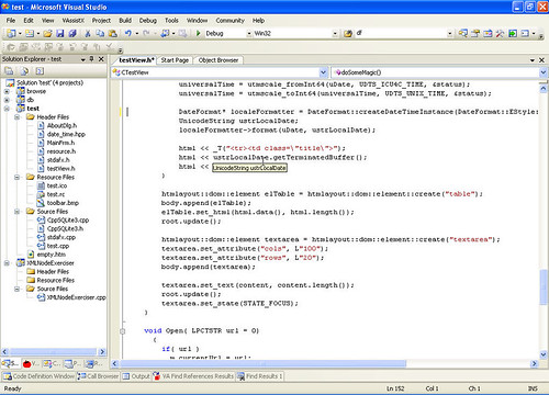 Visual Studio 2005 Workspace