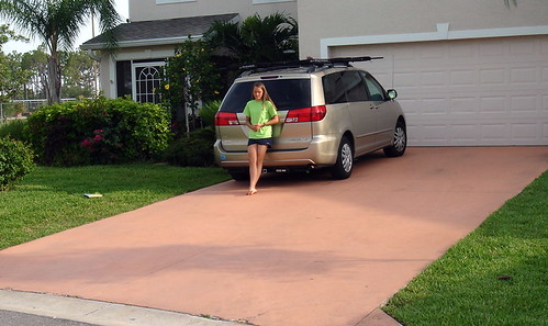Our Terracotta Driveway