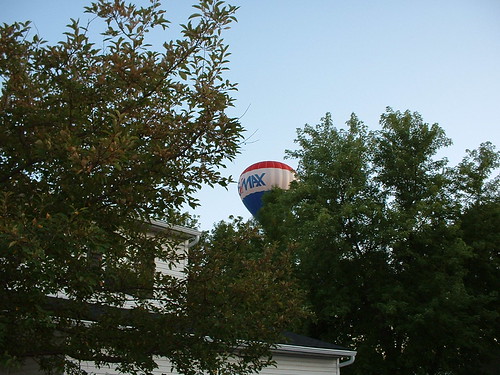 Balloon coming down