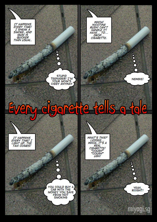 Every cigarette tells a story