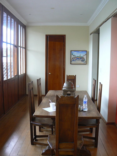 dining room - apartment @ Benalcazar & Olmedo in Quito, Ecuador